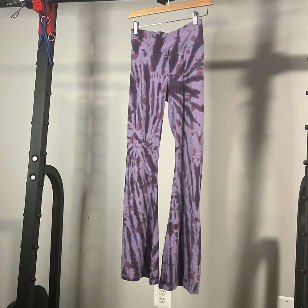 Flare cotton leggings